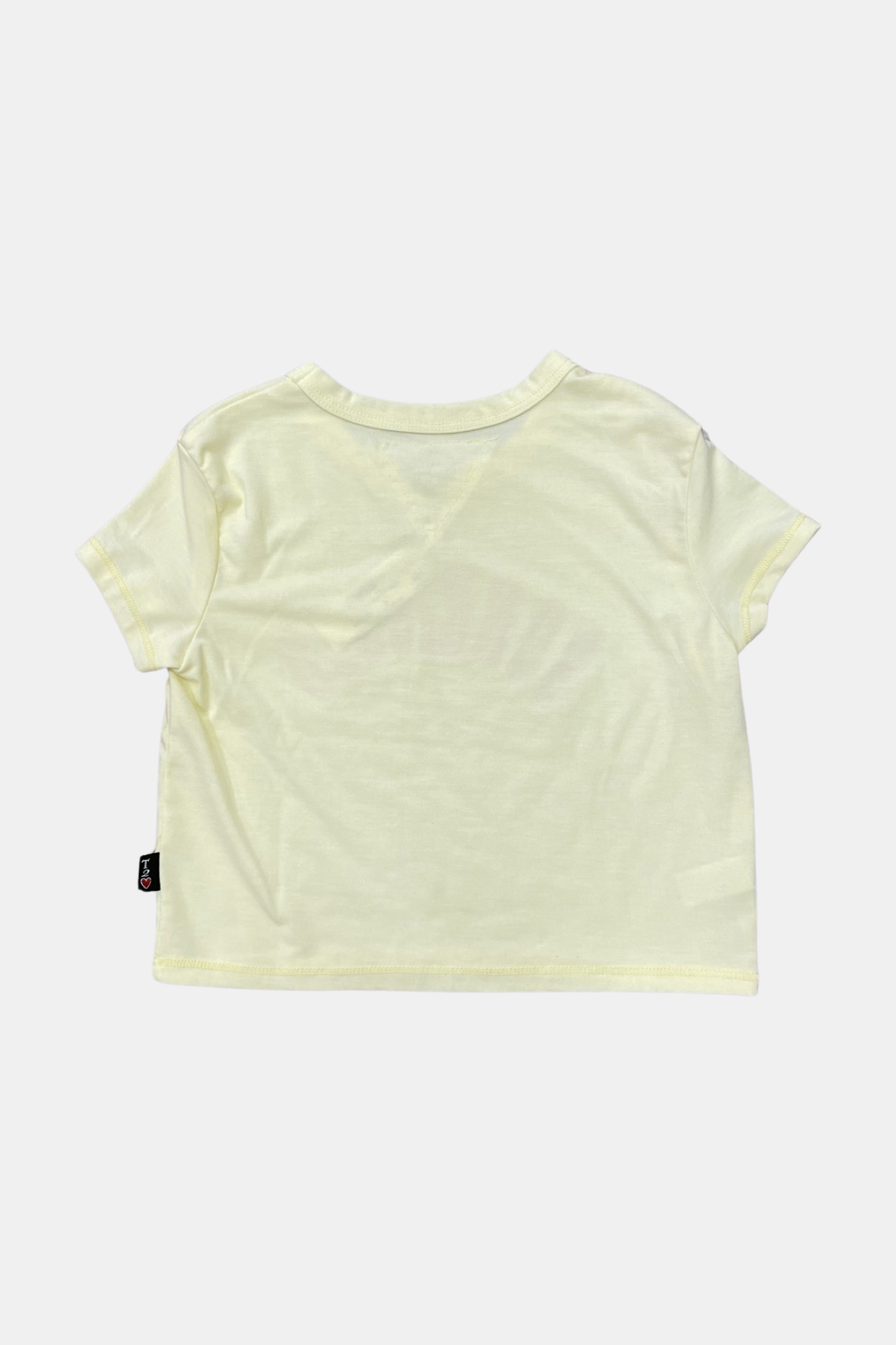 yellow sun-kissed short sleeve tee